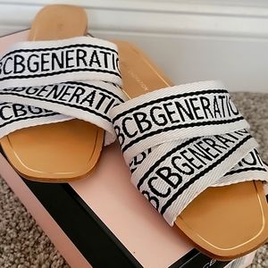 BCBG flat sandal